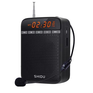Imagem de SHIDU-Amplificador de Voz para Professores  Áudio AUX  Altifalante de Som  Gravação  Rádio FM