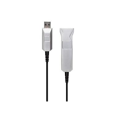 Imagem de Monoprice Fibra Óptica SlimRun USB 3.0 - Extensão Tipo A Macho para Fêmea Tipo-A Cabo Ótico, 180 m