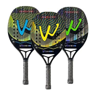 Imagem de Raquete Beach Tennis Camewin Fibra De Carbono 12k Predator