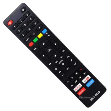Imagem de Controle Remoto Compatível Para Smart Tv Philco Botão Youtube E Netfli