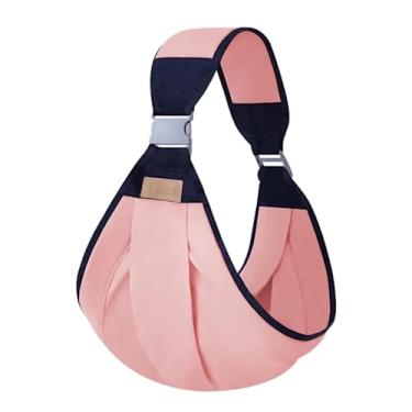Imagem de Sling Carregador Bebê Ergonômetro Compacto Leve Ajustável (Rosa)