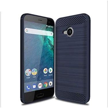 Imagem de Capa para HTC One X2, capa de material de fibra de carbono, macia, antiderrapante macia, anti-impressão digital, capa totalmente protetora para HTC One X2