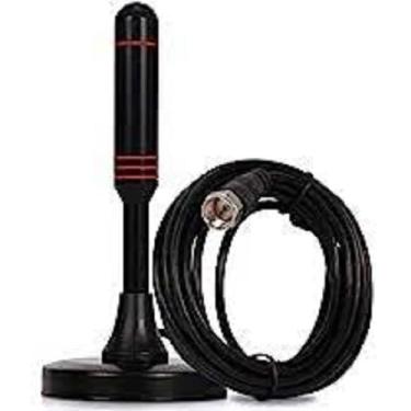 Imagem de Antena Digital Hd 3.5dbi Interna Externa C/Imã 3m Tomate