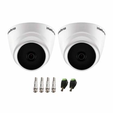Imagem de Kit 2 Câmeras Intelbras Vhd 1220 Dome G6 Full Hd 1080p, Lente 2.8mm, Visão Noturna 20m + Conectores