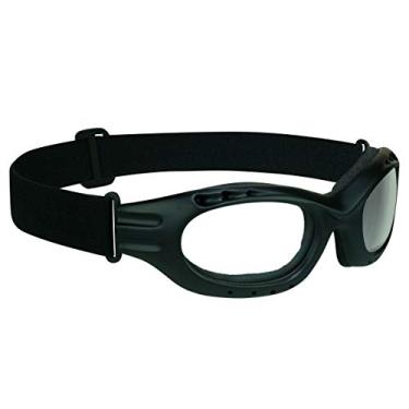 Imagem de Bikershades Óculos de ciclismo para motociclista, transparente, almofada de espuma noturna, alça ajustável, esqui, mergulho no céu