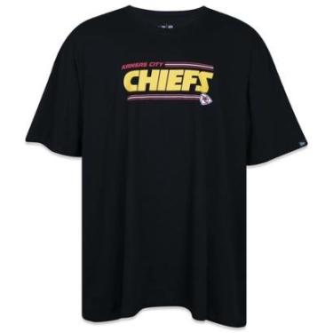 Imagem de Camiseta New Era Plus Size Regular Nfl Kansas City Chiefs Manga Curta-Masculino
