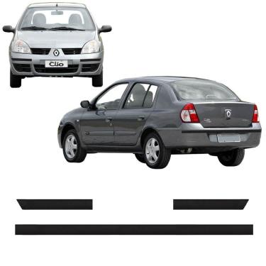 Imagem de Friso parachoque renault clio sedan 2006 a 2016 6012a