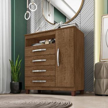 Imagem de Cômoda Sapateira Ambiente Cannes Malbec - Incorplac