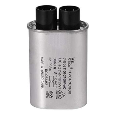 Imagem de BlueNatHxRPR Capacitor universal de micro-ondas MFD de 1/10.2 cm 1.00 uF compatível com GE Samsung LG Media Hair Amana Kenmore Mayta e Whirlpool