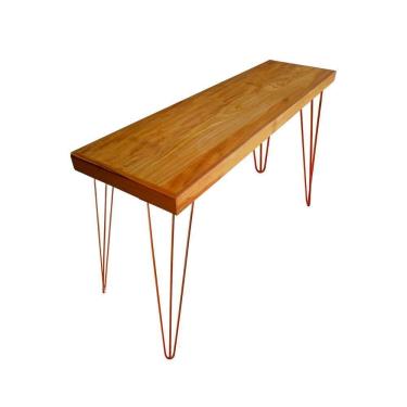 Imagem de Aparador Gothan Pés Cobre Em Madeira Maciça 2,20 Marrom