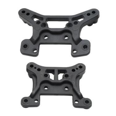 Imagem de Generic Acessório de torre de choque dianteiro e traseiro, 2 peças, substituição leve e durável para 1:12 wltoys 124008 124010 rc carro brinquedo hobby