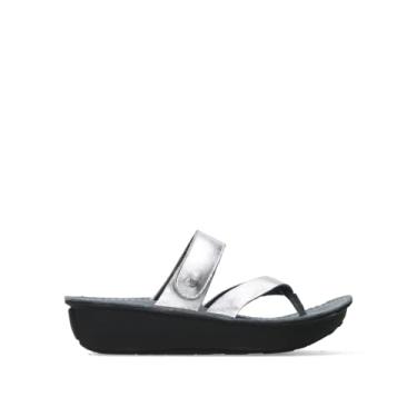 Imagem de Wolky Sandália feminina confortável Tahiti, Prata Biocare Metálico, 9.5-10