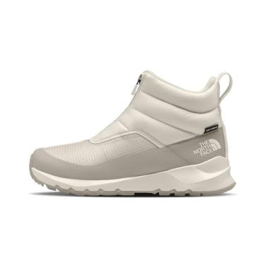 Imagem de THE NORTH FACE Bota de neve feminina ThermoBall com isolamento progressivo e zíper II, Gardenia branco/cinza prateado, 40