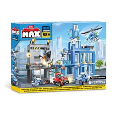 Imagem de Candide, Max, City Police Headquarters, Blocos de Montar, Max Build, Acima de 3 anos - 889 peças