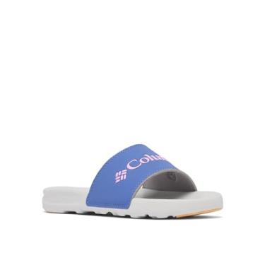 Imagem de Columbia Sandália esportiva unissex infantil com capuz River Slide, Eve/Cosmos, 1 Big Kid