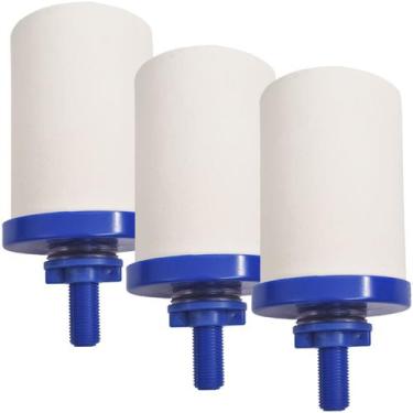 Imagem de Kit 3 Velas Acquamar Carvão Ativado Acquapure para Filtro