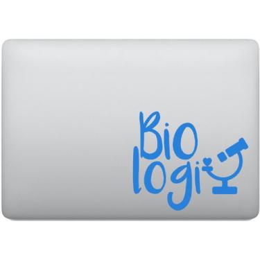 Imagem de Adesivo de Notebook Biologia Profissão Biólogo - Melhor Adesivo, Azul 