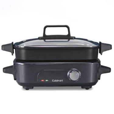 Imagem de Grill Multifuncional Cuisinart Cook In Gr-M3br 1200w Preto 110v, Preto