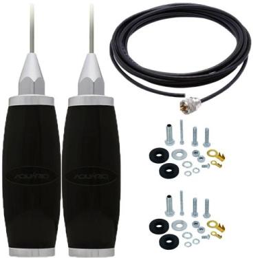Imagem de 2 Antena Móvel PX Marinox 2,70 metros Radio Amador Caminhão B-2003p Ca