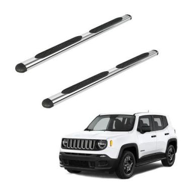 Imagem de Estribo Renegade 2020 2021 2022 Oval Cromado - Bepo