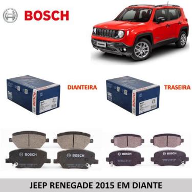Imagem de Pastilha freio dianteiro / traseiro bosch jeep renegade 2018