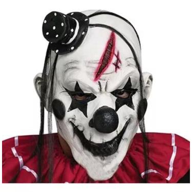 Imagem de Máscara Látex Palhaço Terror Assassino Zumbi Rave - MHR