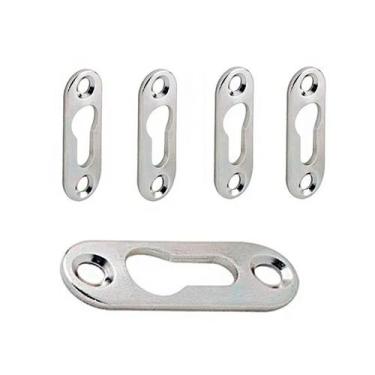 Imagem de Suporte De Nicho Tipo Presilha Metálica Zinco Amarelo (Kit Com 25 Un) 