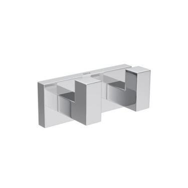Imagem de Cabide Duplo Quadratta Cromado - Deca