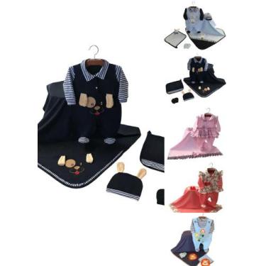 Imagem de Saída de maternidade feminino masculino para bebes de 0 a 2 meses de v