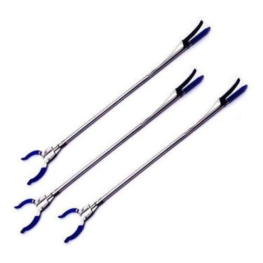 Imagem de Pegador De Objetos Em Metal Garra Mão Mecânica 91 Cm C/3 Pçs - IDEIA-P