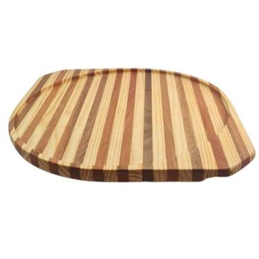 Imagem de Prato misto para Pizza 48X61cm com  rebaixe e pegador 45cm - Edal