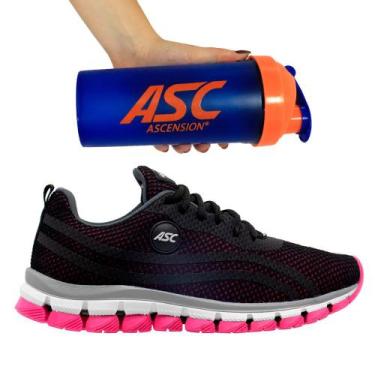 Imagem de Kit Tênis Para Caminhada Com Amortecedor Unissex e Coqueteleira - Calc