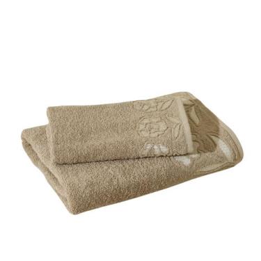 Imagem de Jogo De Toalhas Luxo Guadalupe 2 Peças Gigante 500g/m² - LMPeter, Fend