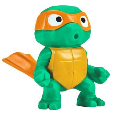Imagem de Boneco Michelangelo Tootin' Turtle Tots - Tartarugas Ninja - As Tartar