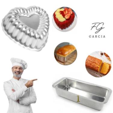 Imagem de Kit De 1 Forma Coração Gomada Ballerine Para Bolo Decorado + 1 Forma D