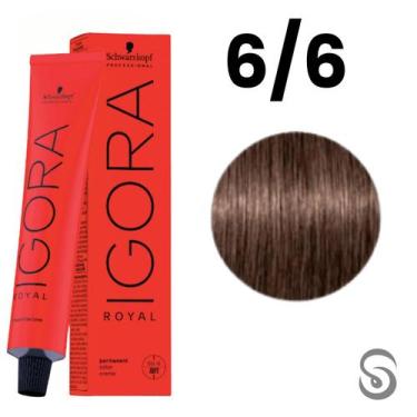 Imagem de Schwarzkopf Igora Royal Coloração 6/6 Louro Escuro Marrom  60ml, UNICA