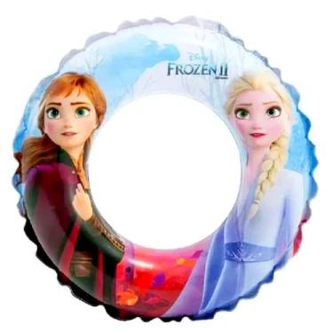 Imagem de Boia Infantil Frozen Anna e Elsa de Cintura de 56cm até 30kg - Etilux