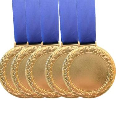 Imagem de 60 Medalhas p/ Personalizar Ouro Prata bronze Honra Mérito - CRESPAR, 