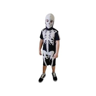 Imagem de Fantasia infantil Halloween meninos esqueleto - Kids, Esqueleto, EXG 7
