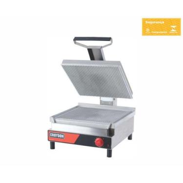 Imagem de Sanduicheira Estriada Croydon Ssge Elétrica 45x43cm, 110V