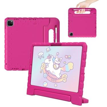 Imagem de BILLISGOVA Capa para iPad Pro 11 polegadas 2024 M4 5ª geração, capa à prova de crianças para iPad 11 Pro, capa protetora para iPad Pro de 11 polegadas com suporte para lápis, suporte antiderrapante,