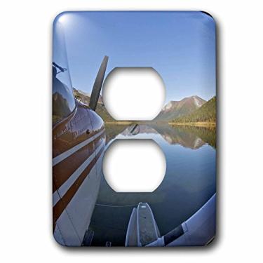 Imagem de 3dRose lsp_87405_6 Alaska, Arctic Np, Float Airplane, Lake Ernie US02 BJA0287 Jaynes Gallery 2 Plug Outlet Cover