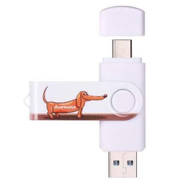 Imagem de Avomoco Bastão de reserva de foto de alta velocidade de 64 GB para celulares com porta tipo C/USB C, compatível com iPhone 15 e Samsung, LG, Google, Hua Wei, Moto, One Plus, etc.