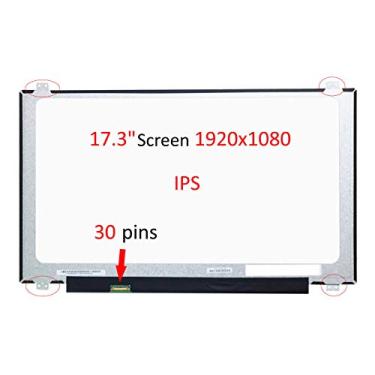Imagem de Tela de substituição FULLCOM 43.9 cm compatível com IdeaPad L340 Gaming L340-17IRH 80LL 81LL003UJP 81LL003VJP serve para substituição de tela LP173WF4(SP)(F1)