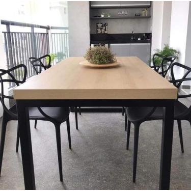 Imagem de Mesa de Jantar Estilo/Modelo Industrial (1,60x80) - ALPI MOVELARIA