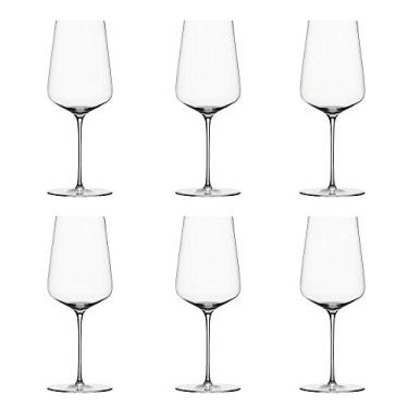 Imagem de Zalto Taça de vinho universal – artesanato austríaco, soprada à mão na Europa – sem chumbo, cristal seguro para lava-louças – copo multiuso de 23 cm de altura para vinhos tintos e brancos – Conjunto