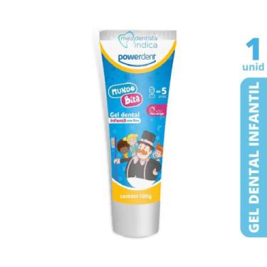 Imagem de Gel Dental Mundo Bita Sem Flúor 100g  Powerdent
