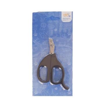 Imagem de Tesoura Cortador De Unhas Higiene Pet Cães Gatos EL-P26 Preto - Elo Im