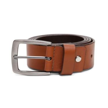 Imagem de Cinto Masculino Largo Couro 100% Ajustável Casual Social Cores - onix 