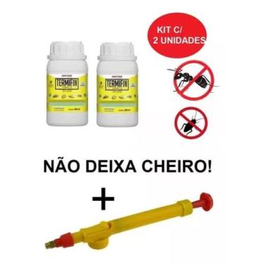 Imagem de Termifin Mata Barata E Formigas 200ml Kit 2un+pulverizador - Dexter